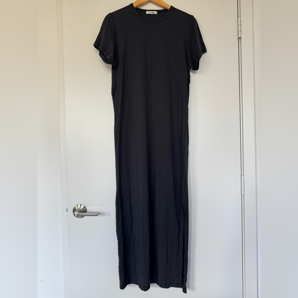 Rag & Bone Short Sleeve Pima Cotton Maxi Dress